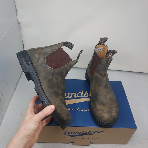 Blundstone Chelsea Rustic Brown WOMENS Boot - Picture 1 of 8